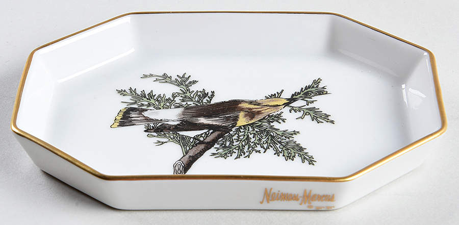 Collector's Bird Silver Tray by Fitz and Floyd-1