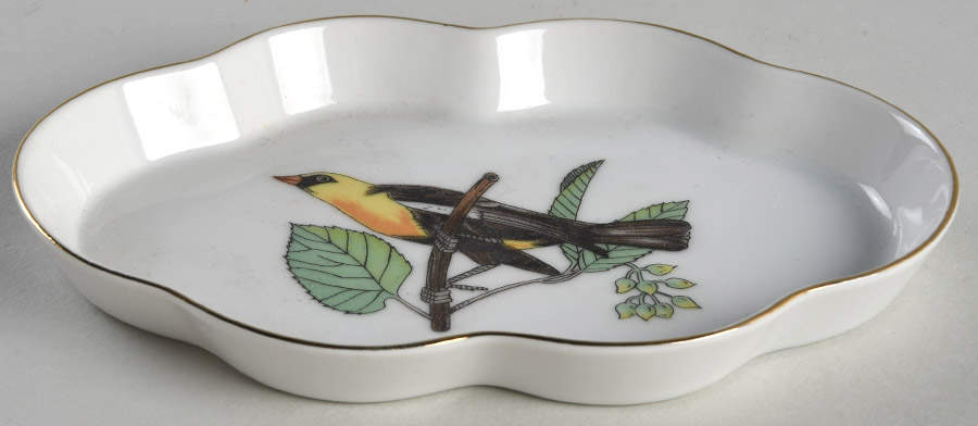 Collector's Bird Hors d'Oeuvre Tray by Fitz & Floyd-1