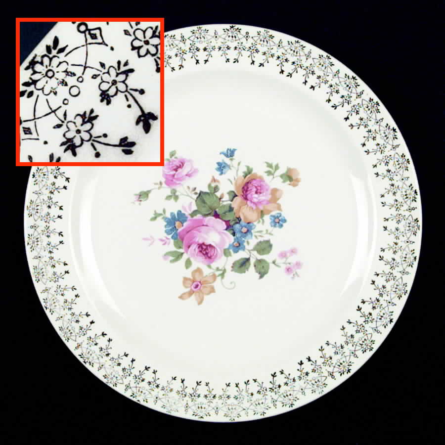 FSX27 Luncheon Plate by French Saxon-1