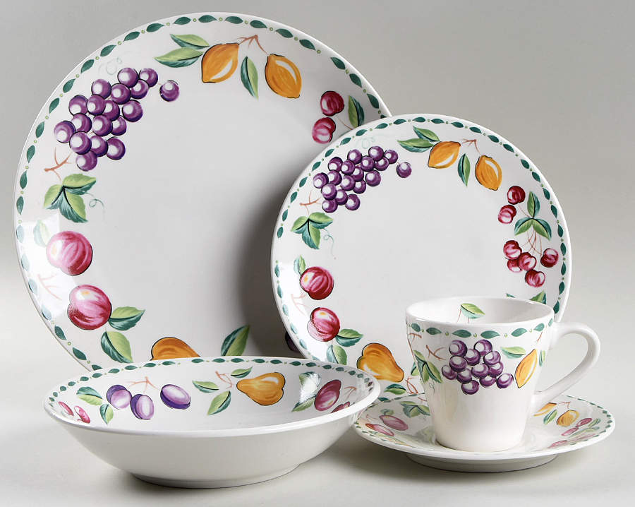 Orchard 5 Piece Place Setting by Farberware-1