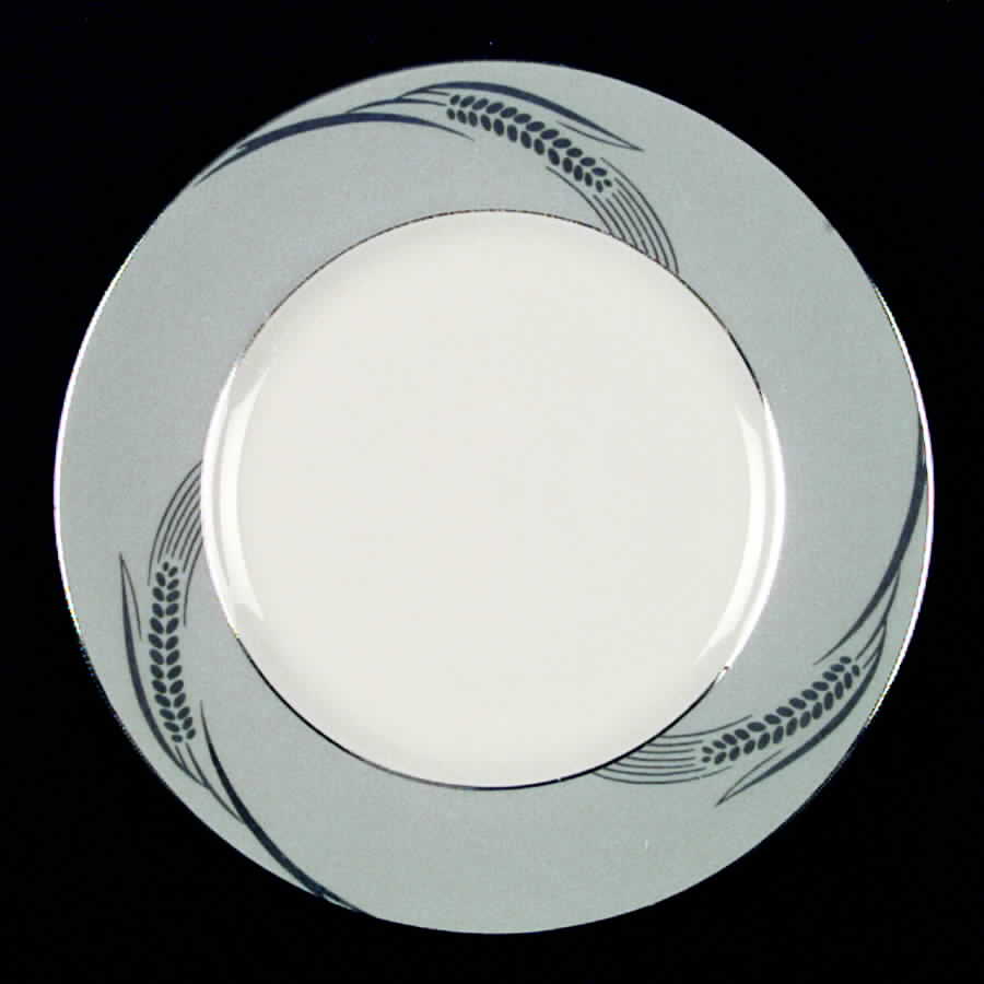 Chalice Gray (Platinum Trim) Salad Plate by Flintridge-1