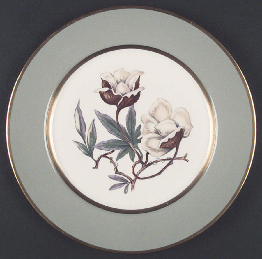 Woodrose Service Plate (Charger) by Flintridge-1