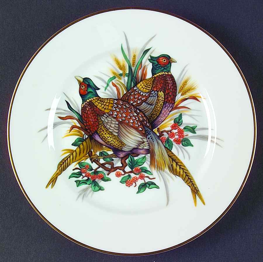Pheasant Salad Plate by Fitz & Floyd-1