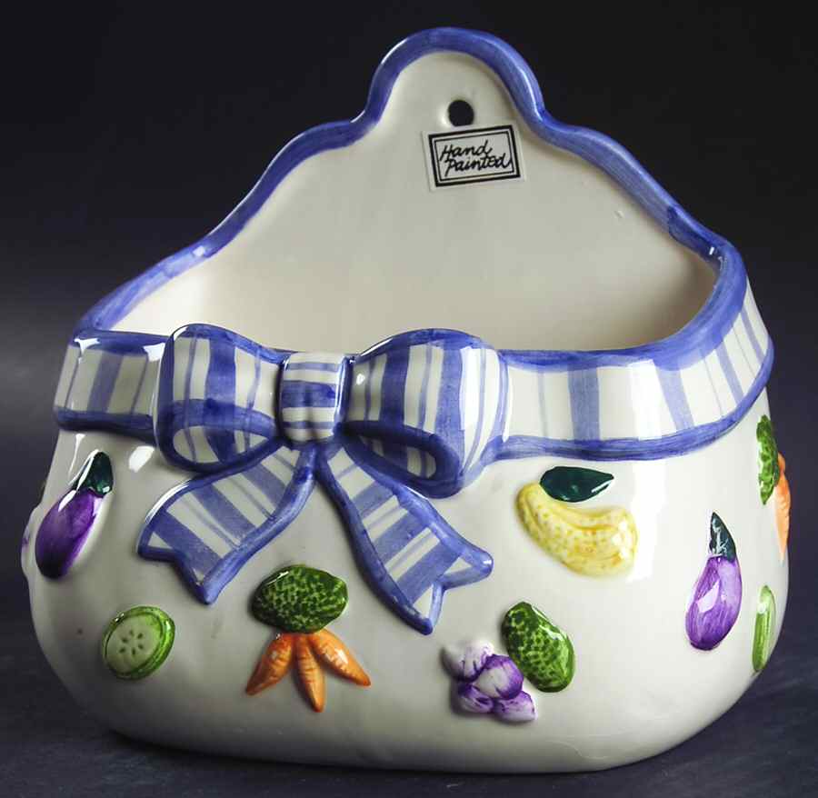 Petits Vegs 5" Hanging Planter by Fitz & Floyd-1