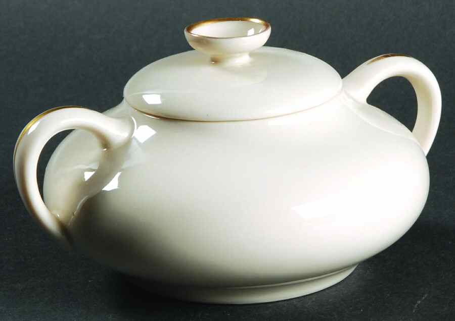 Gold Band (101 Encanto Coupe) Sugar Bowl & Lid by Franciscan-1