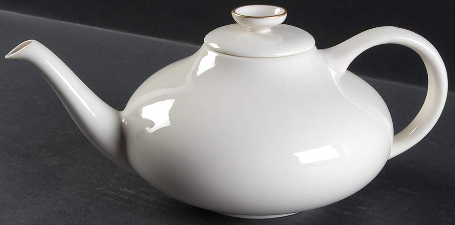 Gold Band (101 Encanto Coupe) Teapot & Lid by Franciscan-1