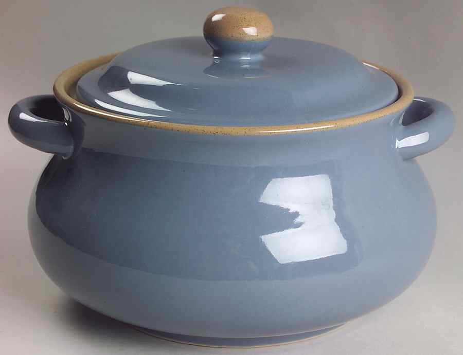 Ventura Blue Round Covered Vegetable by Franciscan-1