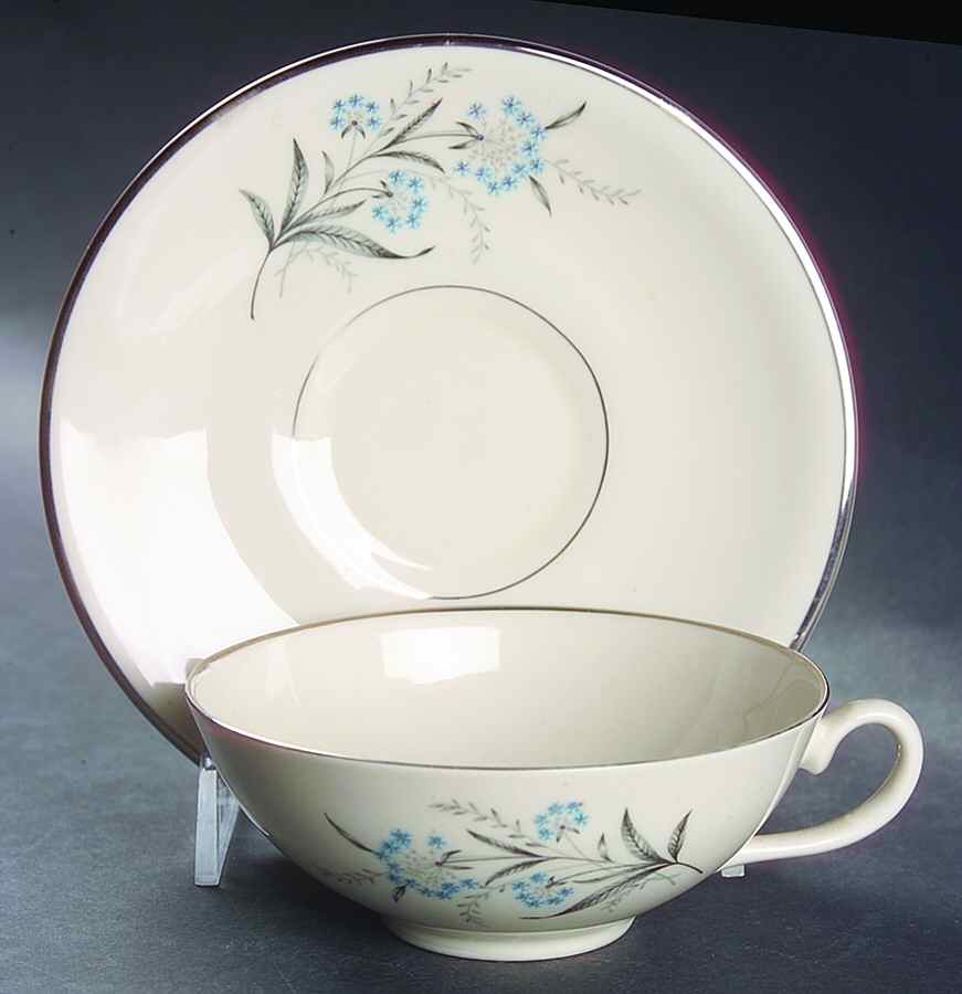 FLE5 (Left Side Decal) Flat Cup & Saucer Set by Fleetwood-1