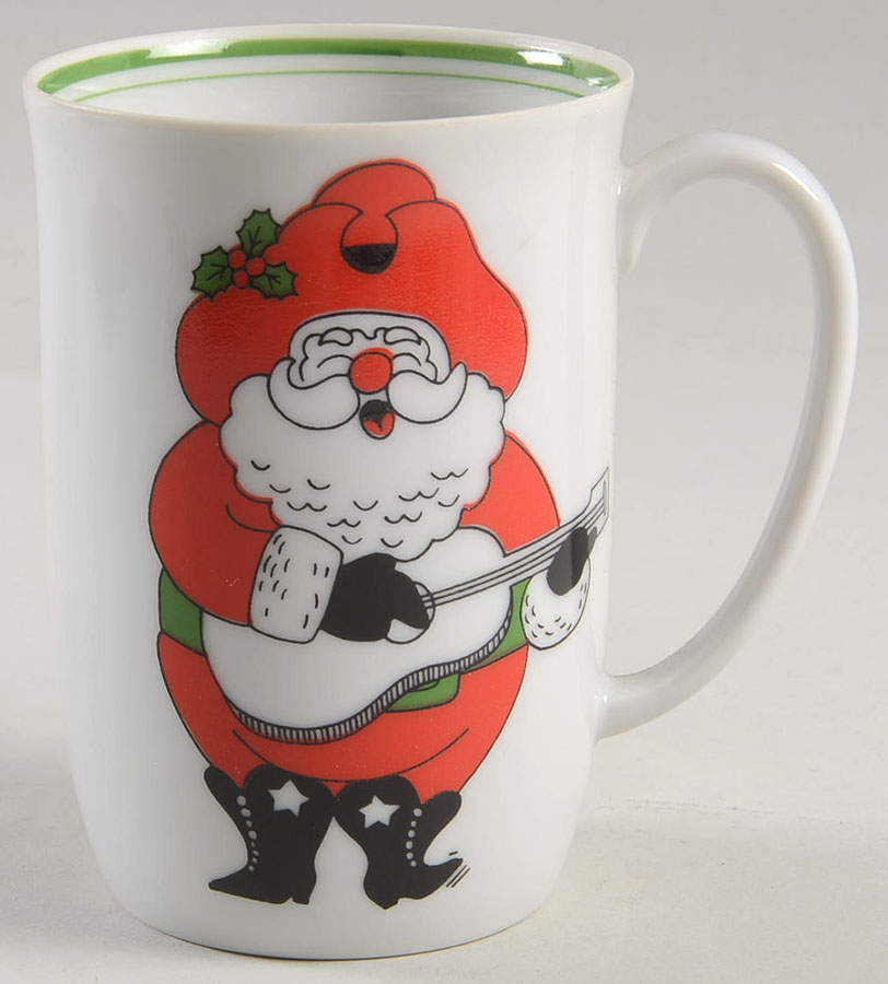 Wild West Santa Mug by Fitz & Floyd-1