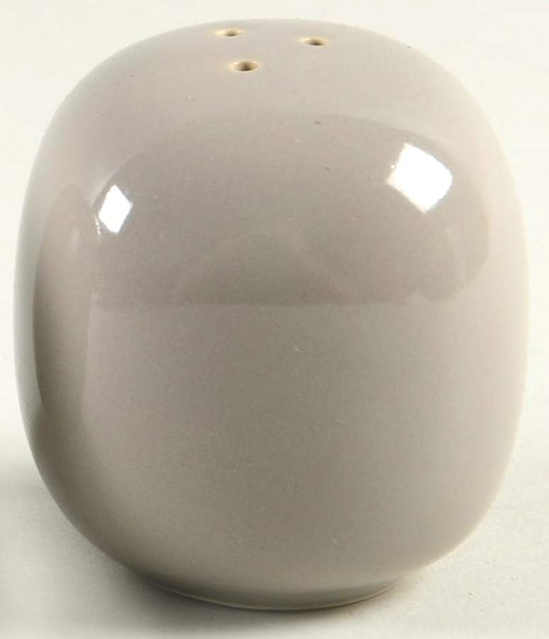 Total Color Spectrum Greige-Beige (Gray, Round) Pepper Shaker by Fitz & Floyd-1