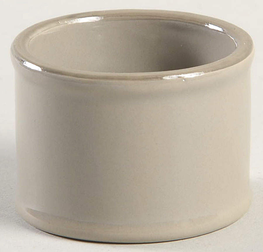 Total Color Spectrum Greige-Beige (Gray, Round) Napkin Ring by Fitz & Floyd-1