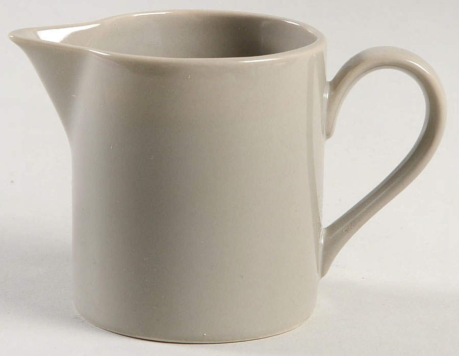 Total Color Spectrum Greige-Beige (Gray, Round) Creamer by Fitz & Floyd-1