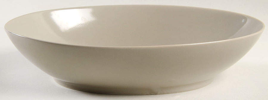 Total Color Spectrum Greige-Beige (Gray, Round) 10" Oval Vegetable Bowl by Fitz & Floyd-1