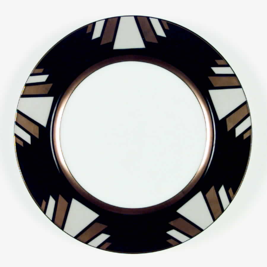 Savoy Buff and Gold Salad Plate by Fitz & Floyd-1