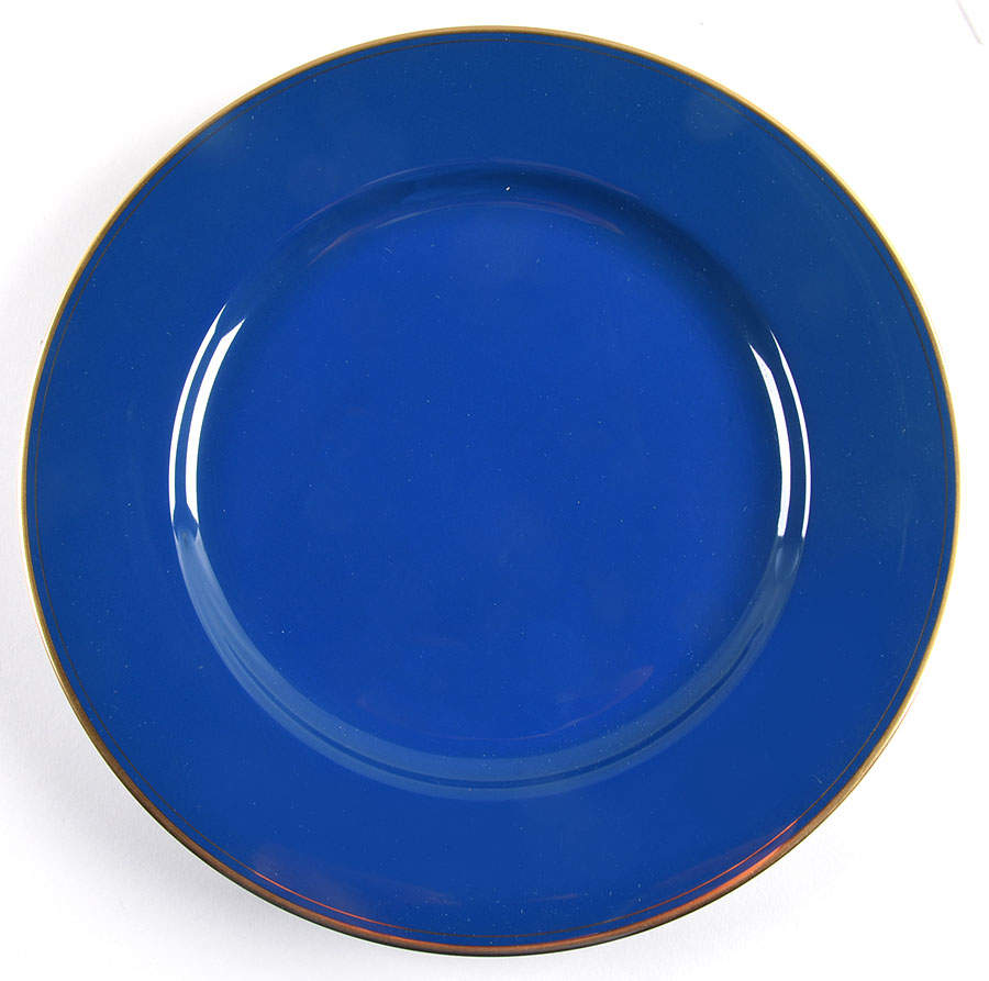 Pavillon Lapis Blue Service Plate (Charger) by Fitz & Floyd-1