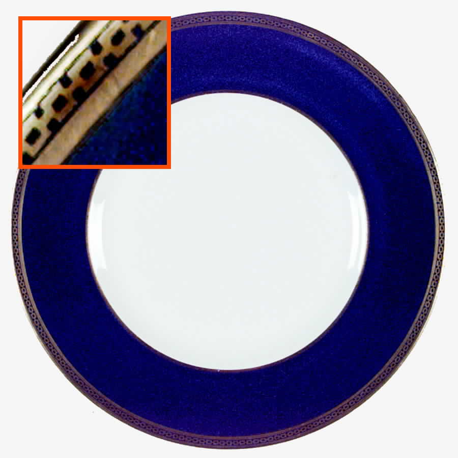 Lynport Blue Dinner Plate by Fondeville-1