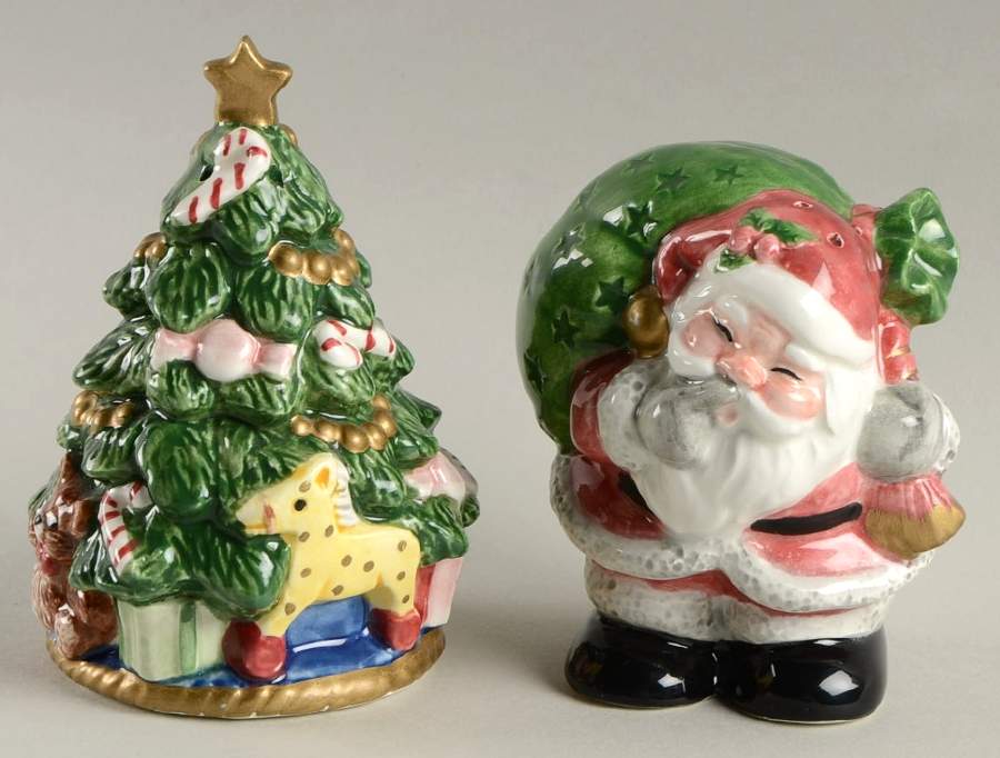 Nutcracker Sweets (Disc 1996) Figural Salt & Pepper Set by Fitz & Floyd-1