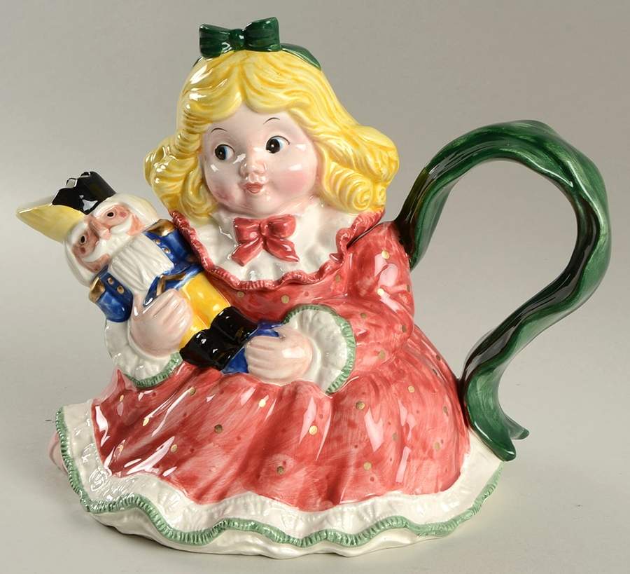 Nutcracker Sweets (Disc 1996) Teapot & Lid by Fitz & Floyd-1