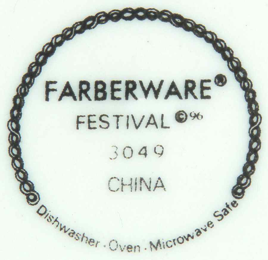 Festival (Light Cream) Salad Plate by Farberware-1