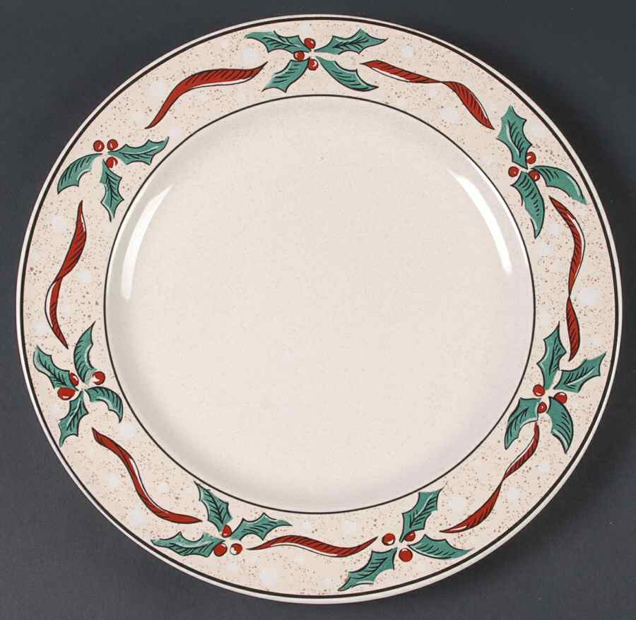 Holly Berry 12" Chop Plate (Round Platter) by Farberware-1