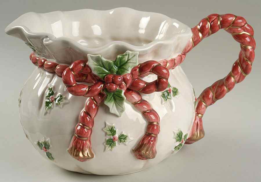 Old World Santa 48 Oz Pitcher by Fitz & Floyd-1