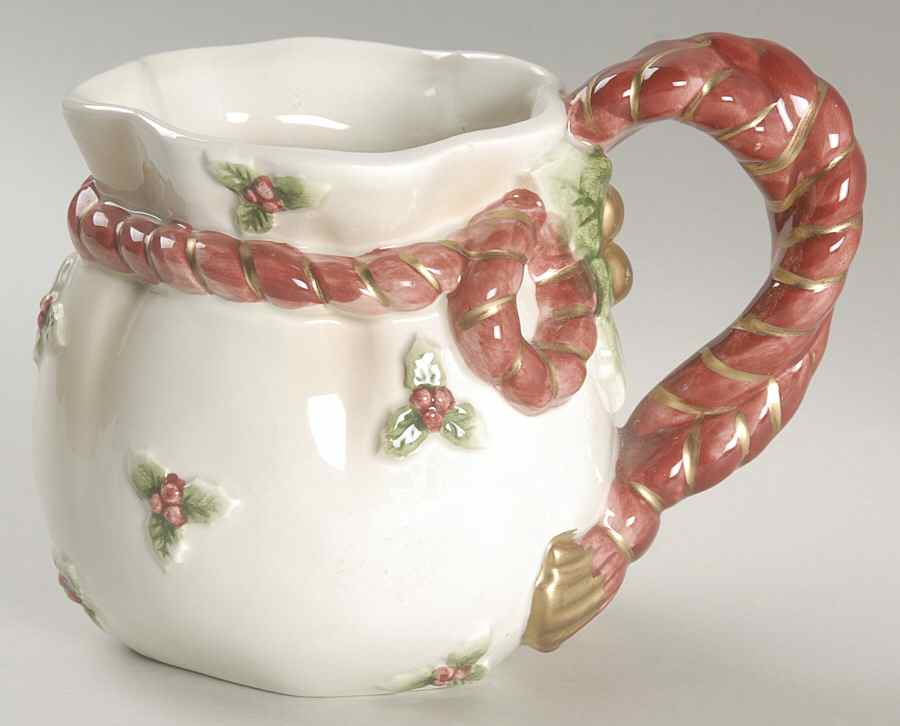 Old World Santa 16 Oz Pitcher by Fitz & Floyd-1