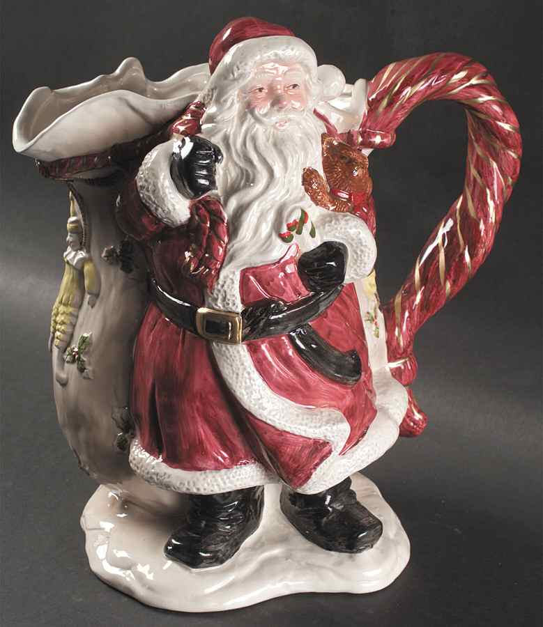 Old World Santa 64 Oz Pitcher by Fitz & Floyd-1