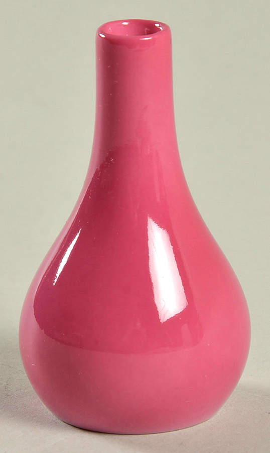 Total Color Spectrum Raspberry (Round) 2" Mini Bud Vase by Fitz and Floyd-1