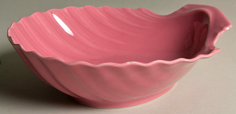 Total Color Spectrum Raspberry (Round) 9" Shell Shaped Dish by Fitz & Floyd-1