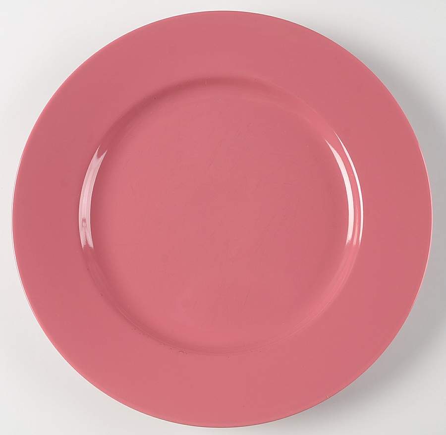 Total Color Spectrum Raspberry (Round) Service Plate (Charger) by Fitz and Floyd-1