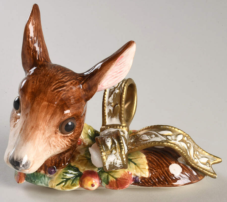 Snowy Woods Lid for Candy Box by Fitz & Floyd-1