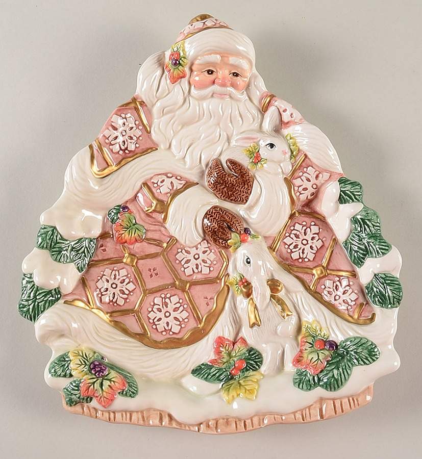 Snowy Woods Canape Plate by Fitz & Floyd-1