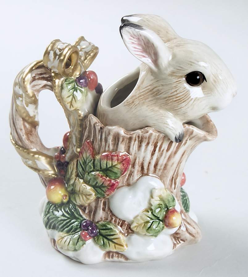 Snowy Woods Figural Creamer by Fitz & Floyd-1
