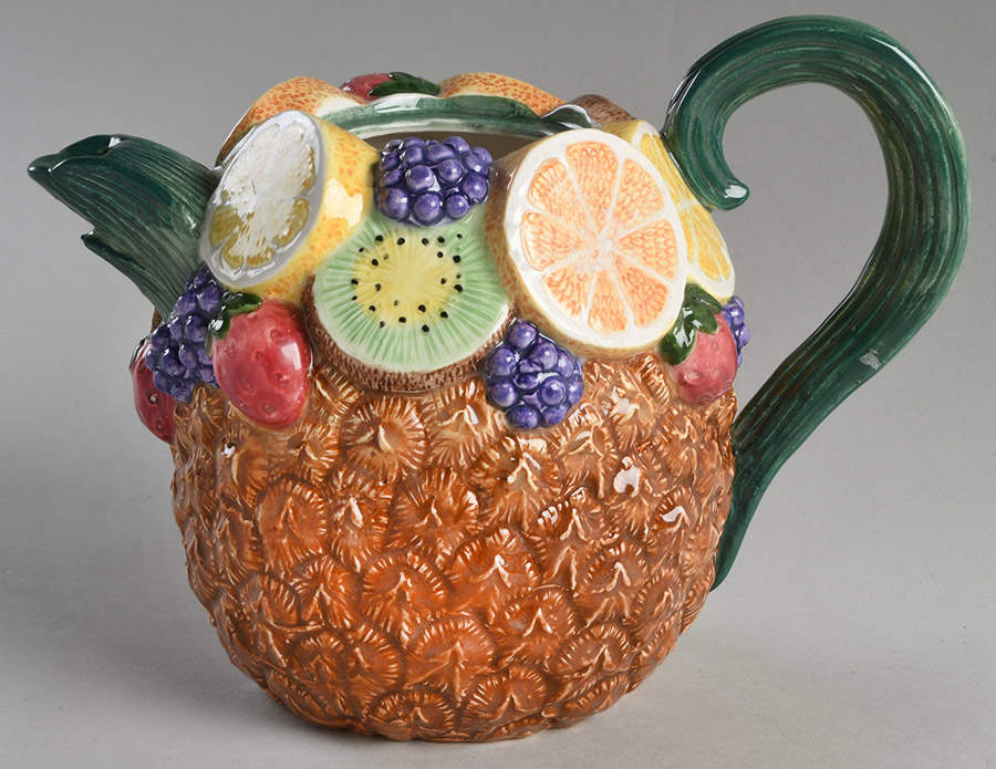 Fruit Tango Teapot No Lid by Fitz & Floyd-1