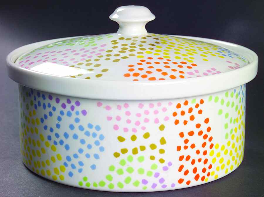 Confetti Round Covered Vegetable by Fitz & Floyd-1