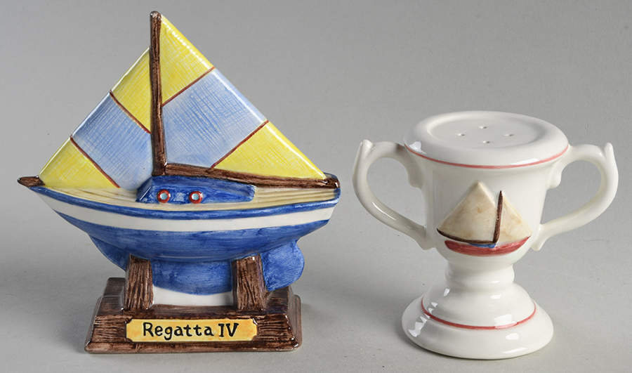 Yacht Club Salt & Pepper Set by Fitz & Floyd-1