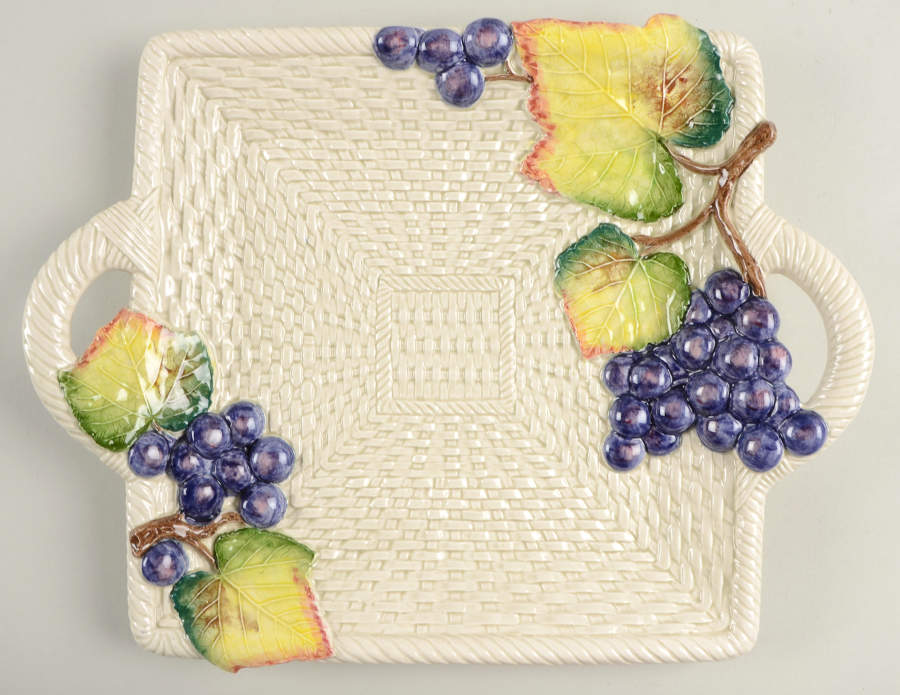 Sonoma Vineyard Handled Hors d'Oeuvre Tray by Fitz & Floyd-1