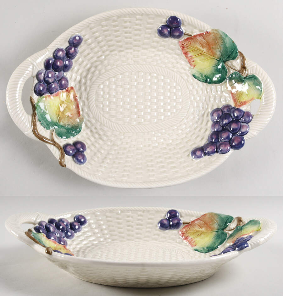 Sonoma Vineyard 13" Oval Vegetable Bowl by Fitz & Floyd-1
