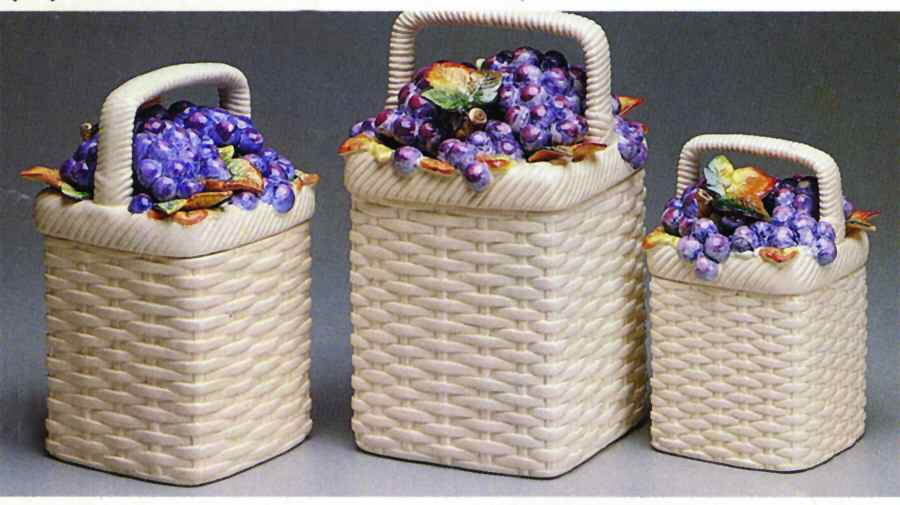 Sonoma Vineyard Large Canister & Lid by Fitz & Floyd-1