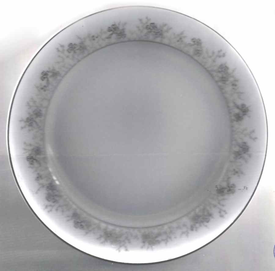 Silver Pine 12" Chop Plate (Round Platter) by Fine China of Japan-1