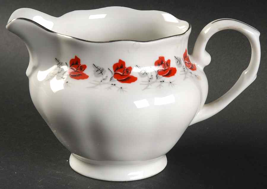 Trailing Rose Platinum Creamer by Favolina-Karolina-1