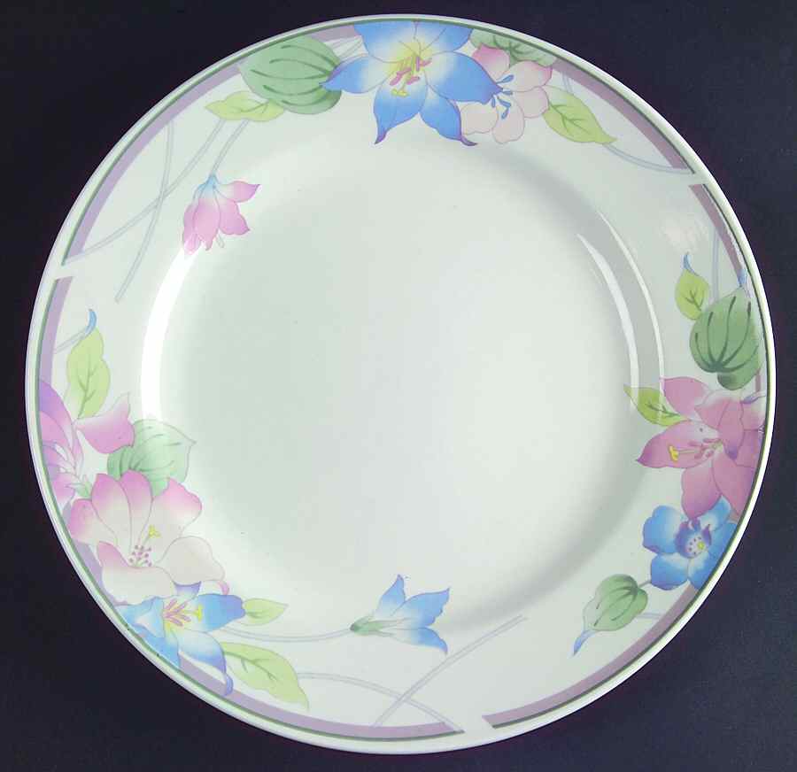 Avantiage Floral Dinner Plate by Fine China of China-1