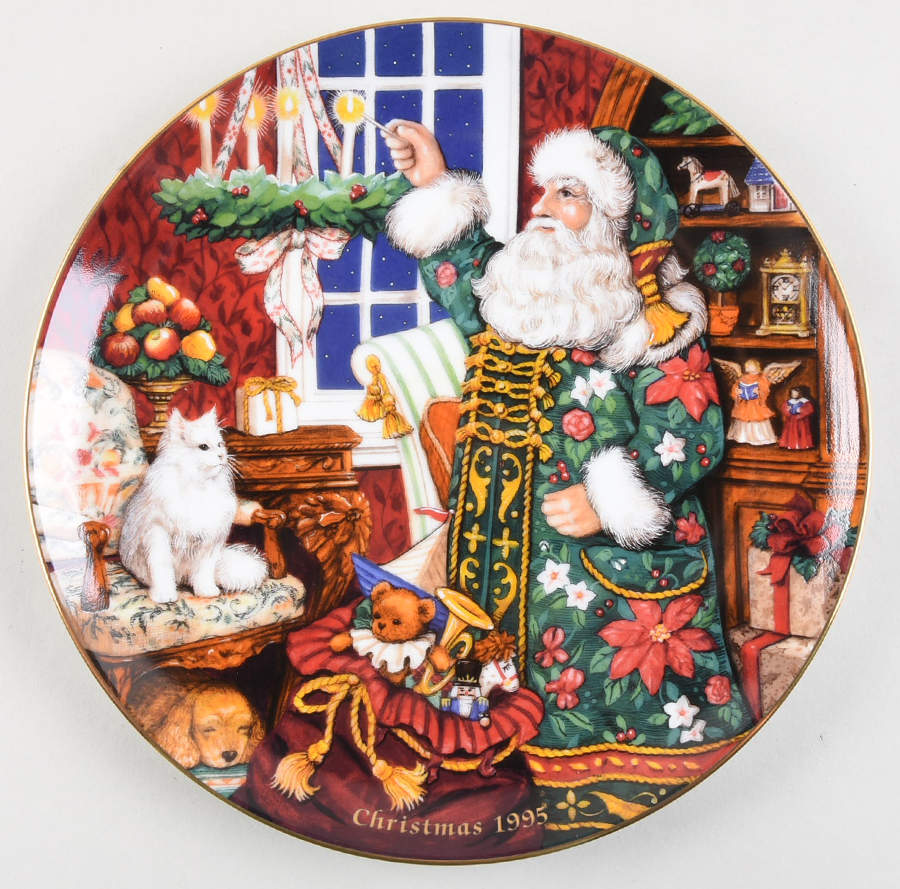 Father Christmas Collector Plate by Fitz & Floyd-1