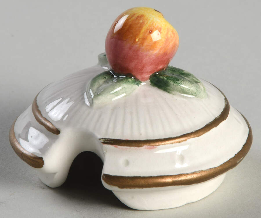 Father Christmas Lid for Sugar Bowl by Fitz & Floyd-1