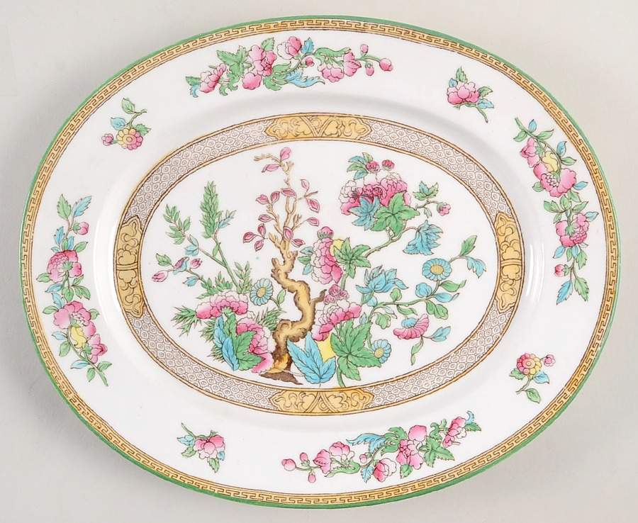 Indian Tree 10" Oval Serving Platter by Foley-1