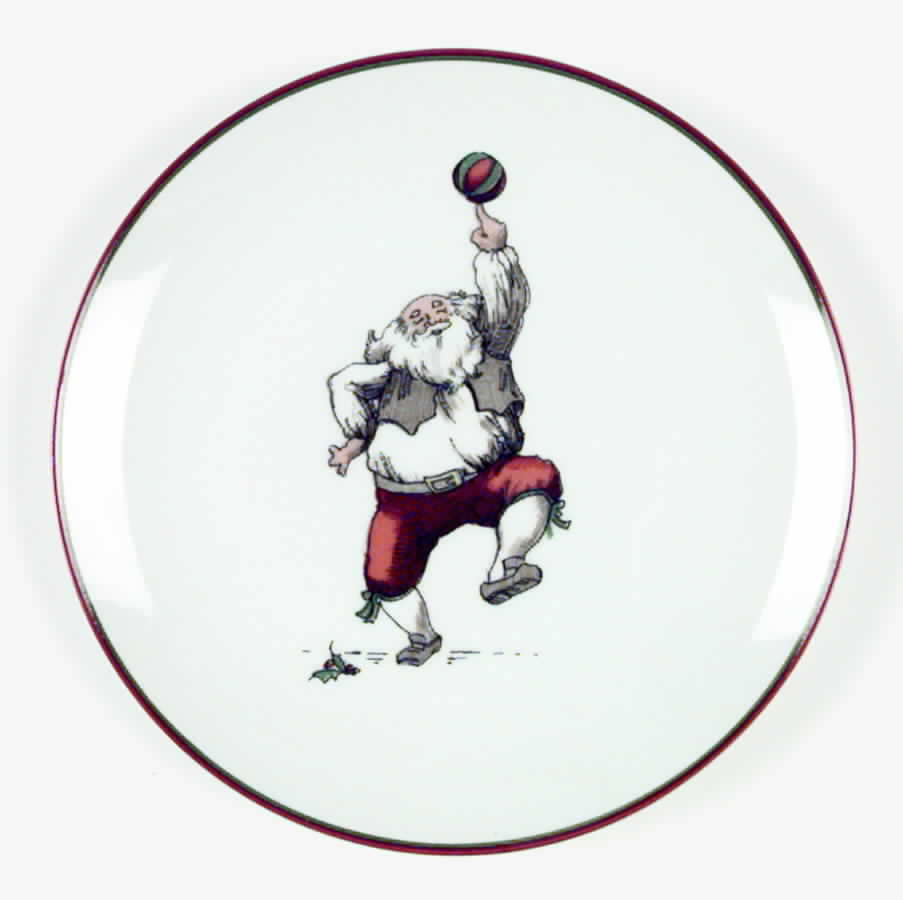 Variations (Santas) Salad Plate by Fitz & Floyd-1