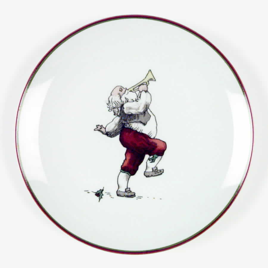 Variations (Santas) Salad Plate by Fitz & Floyd-1