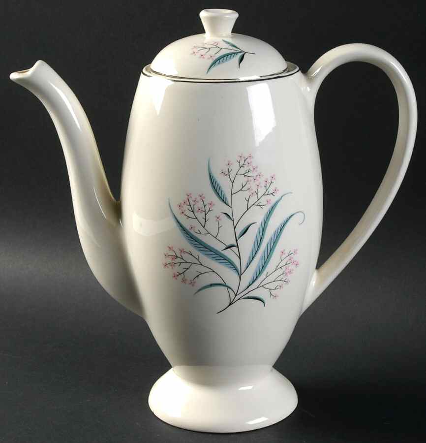 Heather Coffee Pot & Lid by French Saxon-1