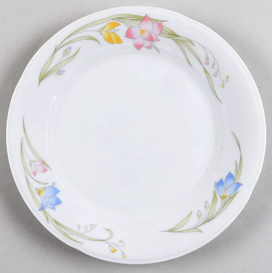 French Garden (Porcelain) Salad Plate by Fine China of Japan-1