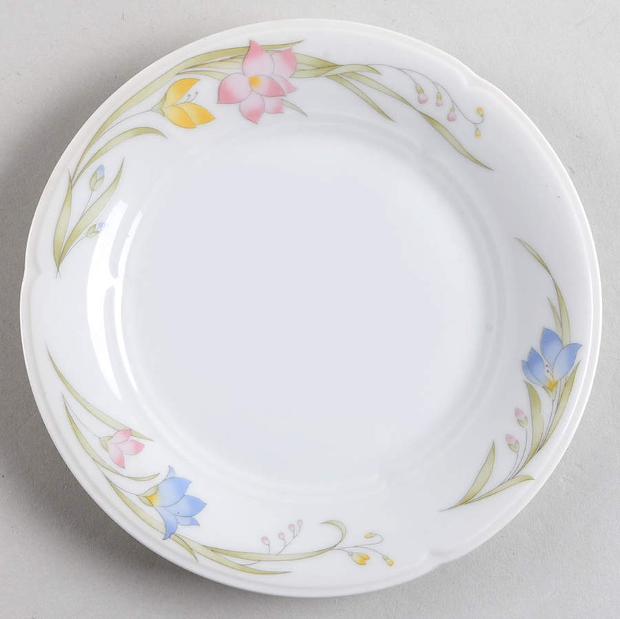 French Garden (Porcelain) Bread & Butter Plate by Fine China of Japan-1